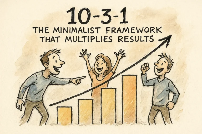 10-3-1 – O framework minimalista que multiplica resultados