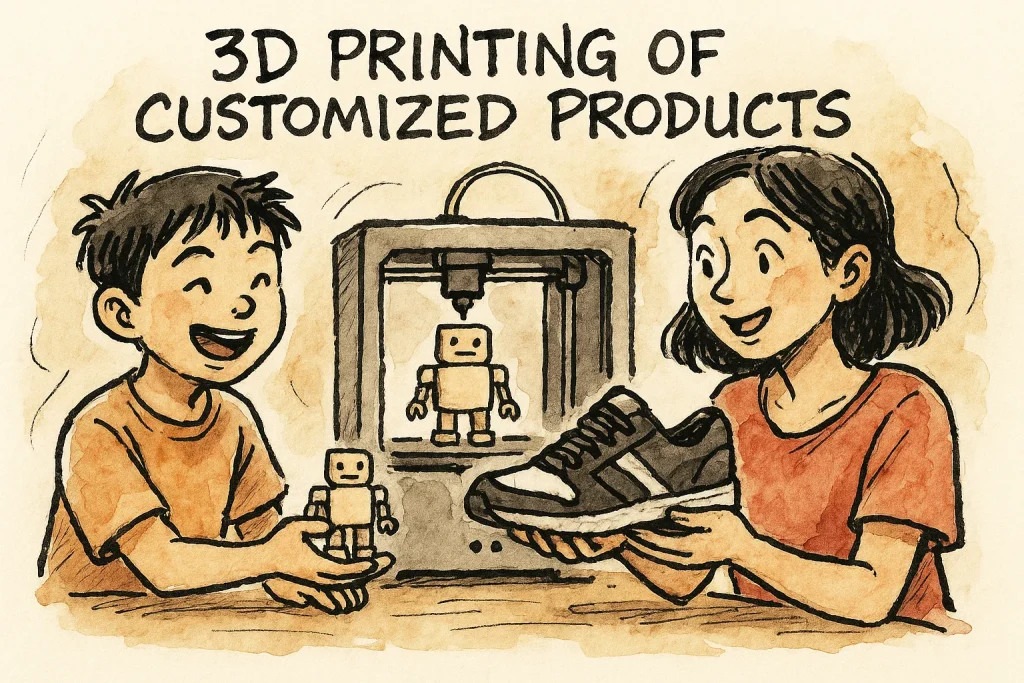 Impressão 3D de produtos personalizados