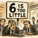 6 é pouco