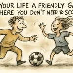 Sua vida virou um jogo amistoso onde ninguém precisa marcar gol?