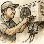 Manutenção de equipamentos de ar-condicionado