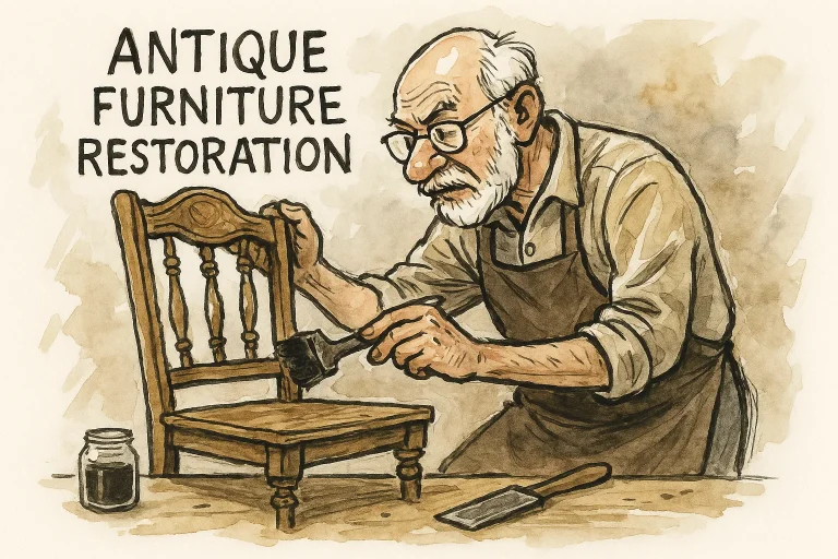 Restauração de móveis antigos