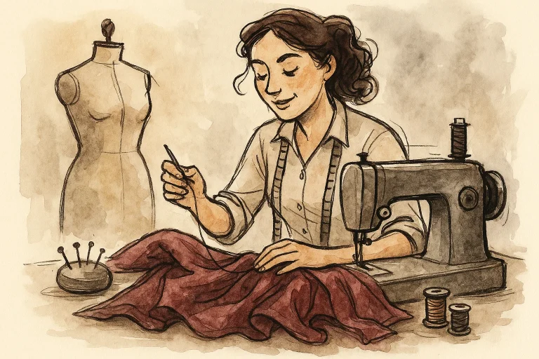 Personalização e reparo de roupas