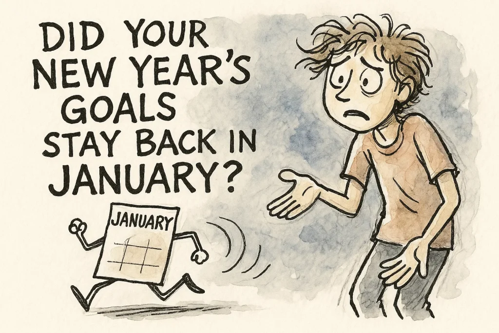 Suas metas de ano novo ficaram lá em janeiro?