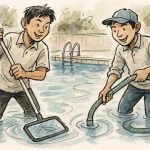 Limpeza de piscinas