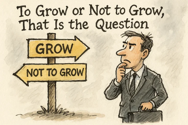 Crescer ou não crescer. Eis a questão