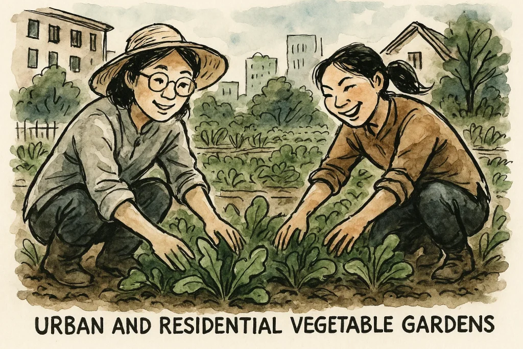 Hortas urbanas e residenciais