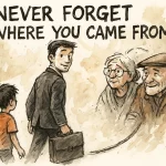 Nunca esqueça de onde você veio