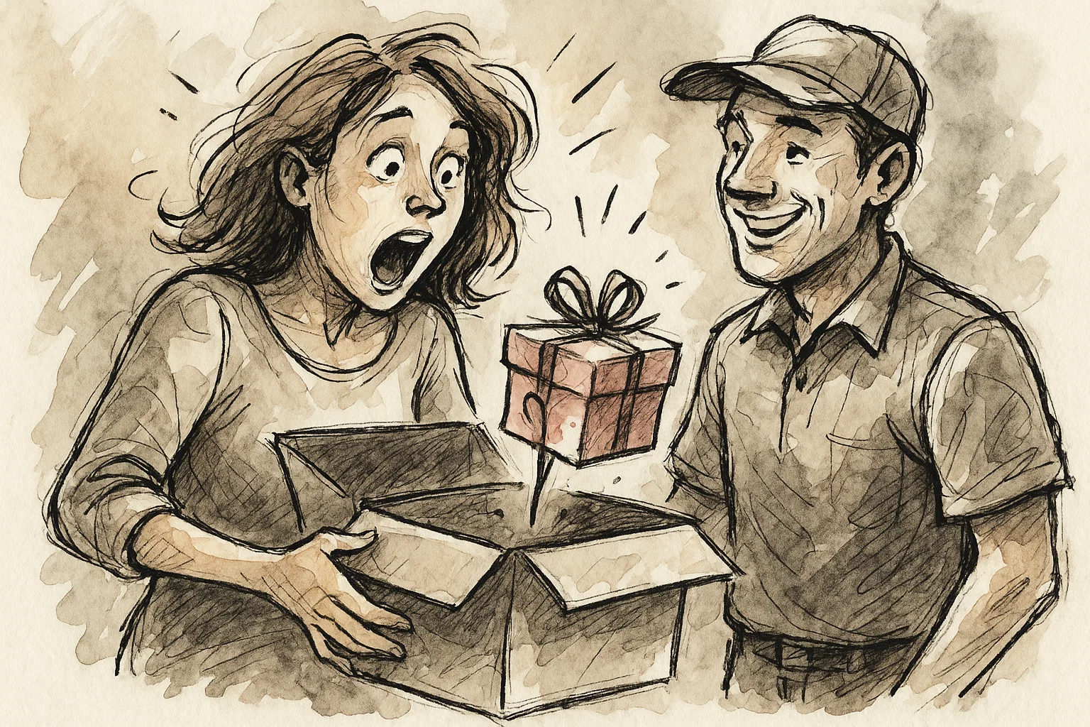 Surpreenda na entrega