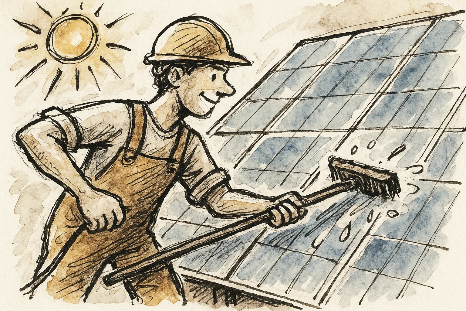 Limpeza de Painéis Solares