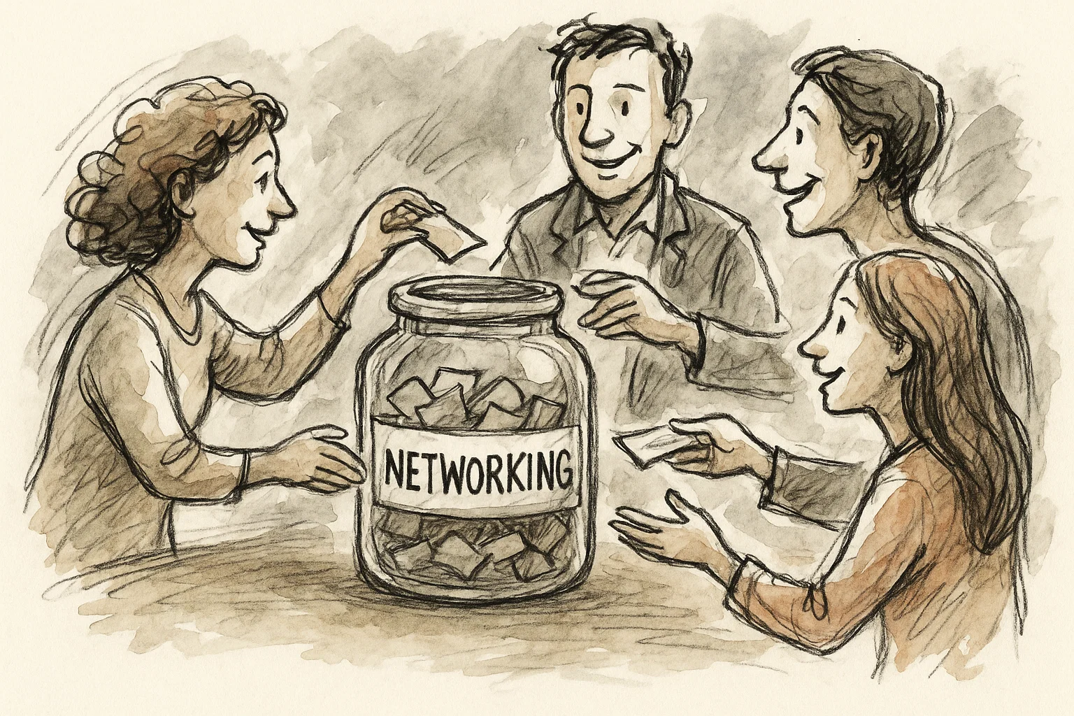 Networking é um banco onde você deposita muito mais do que retira